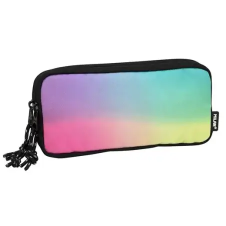 (081135SNK1) MILAN PORTATODO 3 CREMALLERAS SUNSET NEGRO