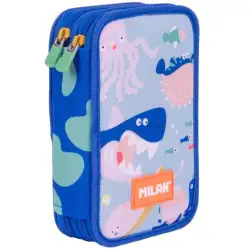 (081264BD) MILAN PLUMIER 2 PISOS CON CONTENIDO SERIE ESPECIAL BLUE ODYSSEY