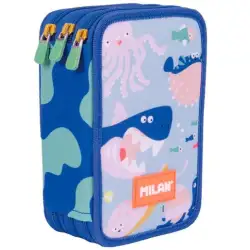 (081364BD) MILAN PLUMIER 3 PISOS CON CONTENIDO SERIE ESPECIAL BLUE ODYSSEY
