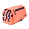 (08149SNCP) MILAN PORTATODO 4 CREMALLERAS CON SOLAPA 1918 ROSA