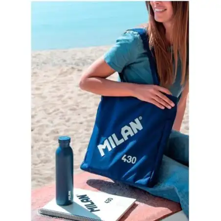 (62102SNCB) MILAN BOLSO SHOPPER COLECCIÓN 430 SINCE 1918 AZUL MARINO