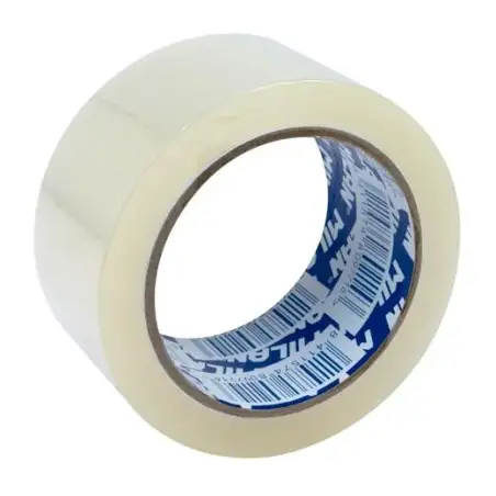 (3456T) MILAN CINTA ADHESIVA PARA EMBALAJE ROLLO 5CM X 66M TRANSPARENTE