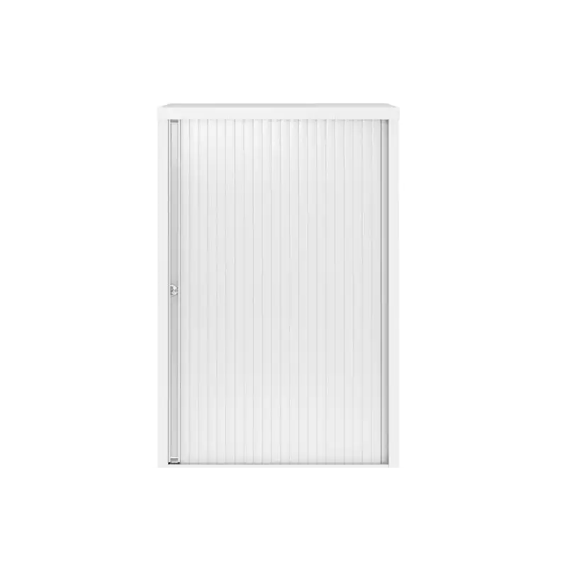 (LW-1050E-7015) ARMARIO METÁLICO 1 PUERTA PERSIANA CORREDERA 105X80X45 CM (ANCHO X FONDO X ALTO) INCLUYE 2 BALDAS ACABADO EN ...