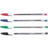 (BC188-50-2) MOLIN BOLÍGRAFO BASIC CRISTAL BALL POINT PEN ROJO
