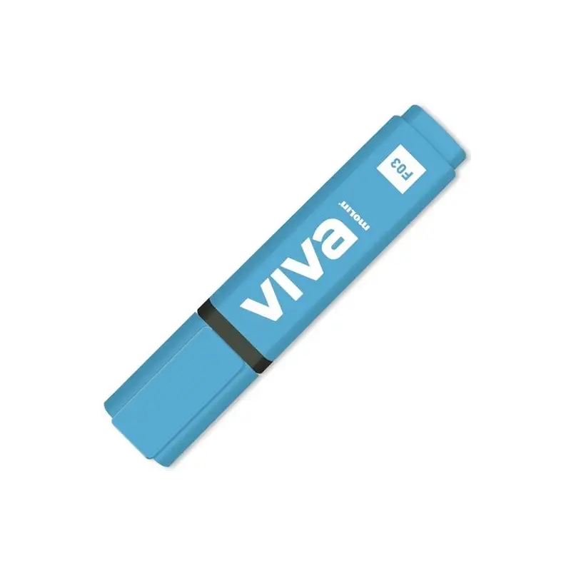 (RTF240-10-3) MOLIN MARCADOR FLUORESCENTE VIVA AZUL