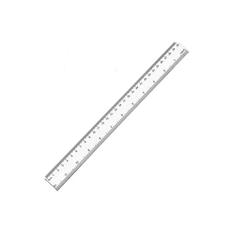 (SCG991) MOLIN REGLA ESCOLAR 30CM TRANSPARENTE