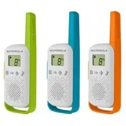 (B4P00811MDKMAW) MOTOROLA WALKIE TALKIE T42 TRIPLE PACK