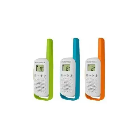 (B4P00811MDKMAW) MOTOROLA WALKIE TALKIE T42 TRIPLE PACK
