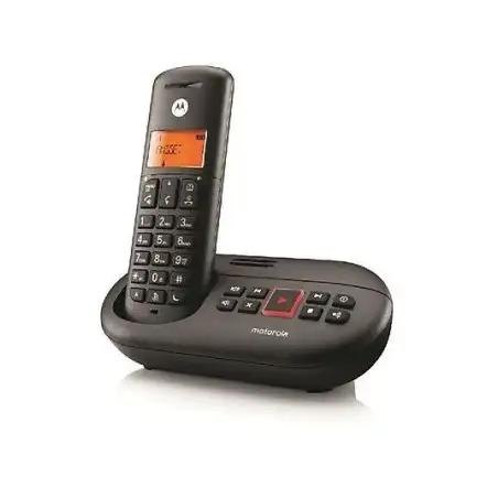 (F52000K51O1AES) MOTOROLA TELEFONO INALAMBRICO E211 NEGRO DECT DIGITAL CON CONTESTADOR