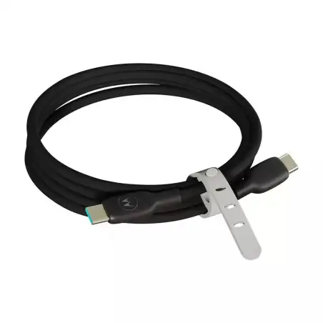 (SJCS0CCBK20-EU) MOTOROLA CABLE USB 2.0 5A 100W TIPO USB-C/M - USB-C/M NEGRO 2