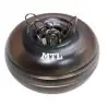 (79293) MTL PORTACLIPS IMANTADO REDONDO NEGRO TRASNLÚCIDO