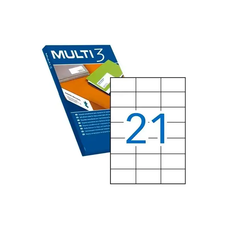 (04705) MULTI-3 ETIQUETAS ADHESIVAS 70X42