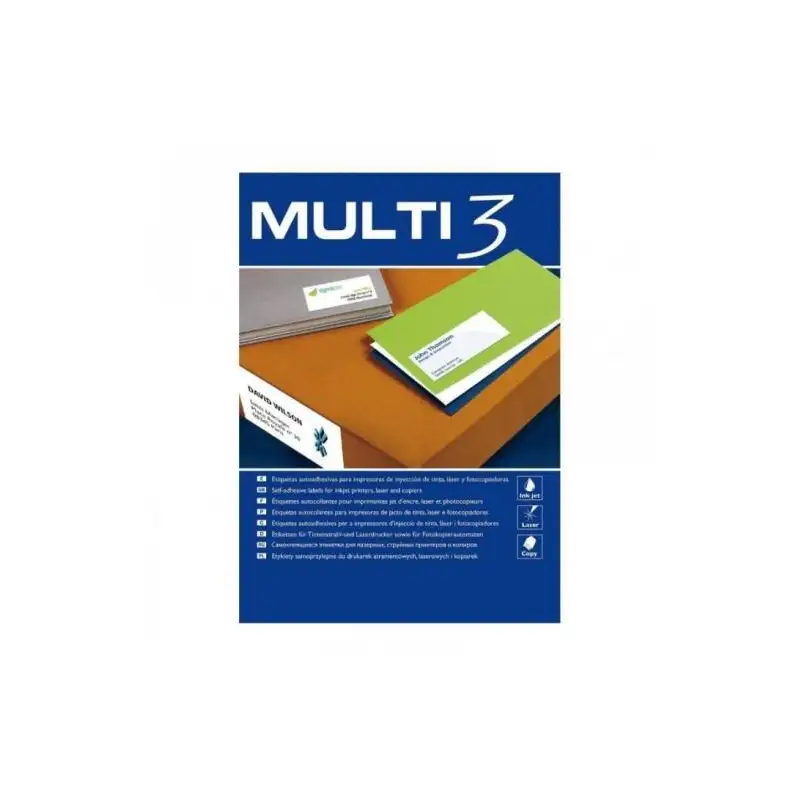 (10527) MULTI-3 ETIQUETAS ADHESIVAS 105X42