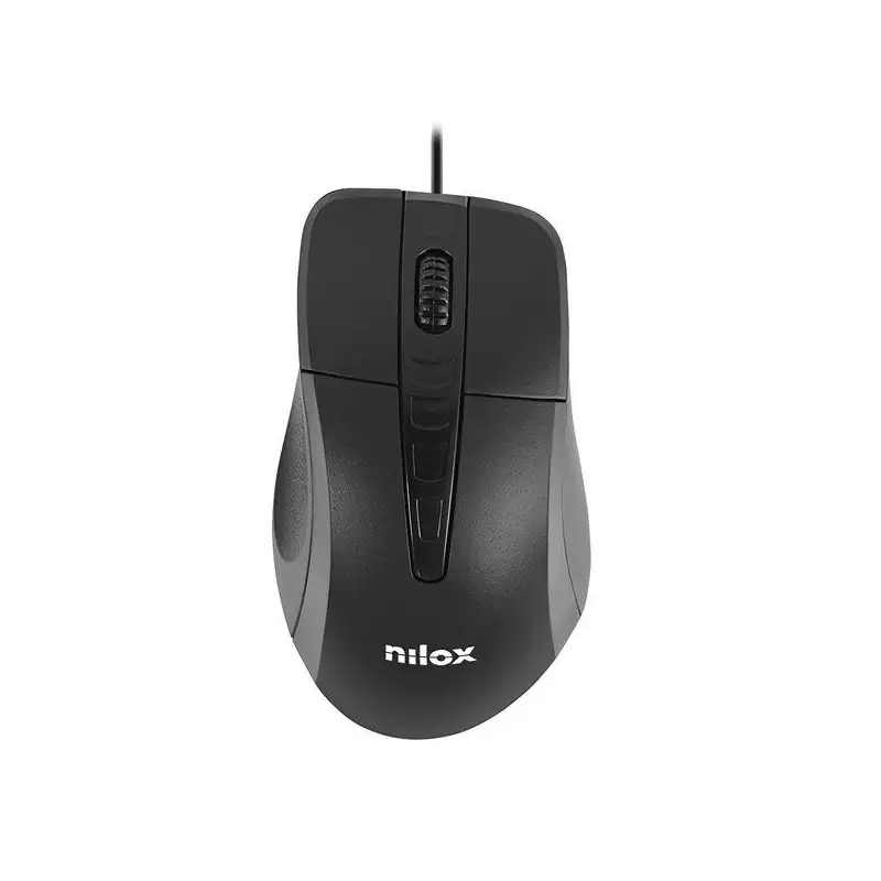 (MOUSB1001) NILOX RATÓN CABLE USB 1000PPP NEGRO