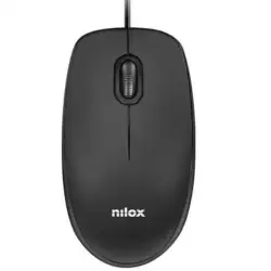 (MOUSB1003) NILOX RATÓN CABLE USB 1600PPP NEGRO
