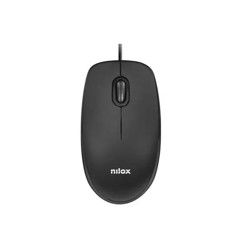 (MOUSB1003) NILOX RATÓN CABLE USB 1600PPP NEGRO