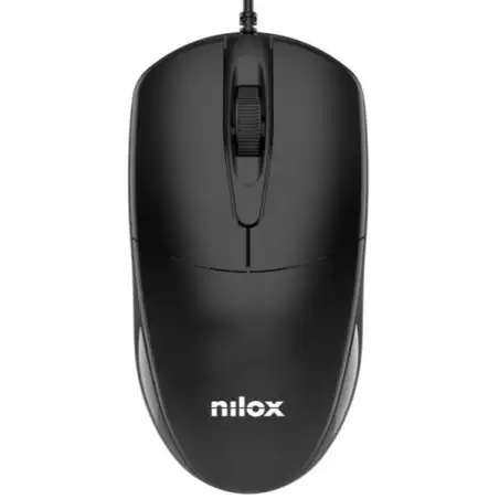 (MOUSB1011) NILOX RATÓN CABLE USB 1200DPI NEGRO