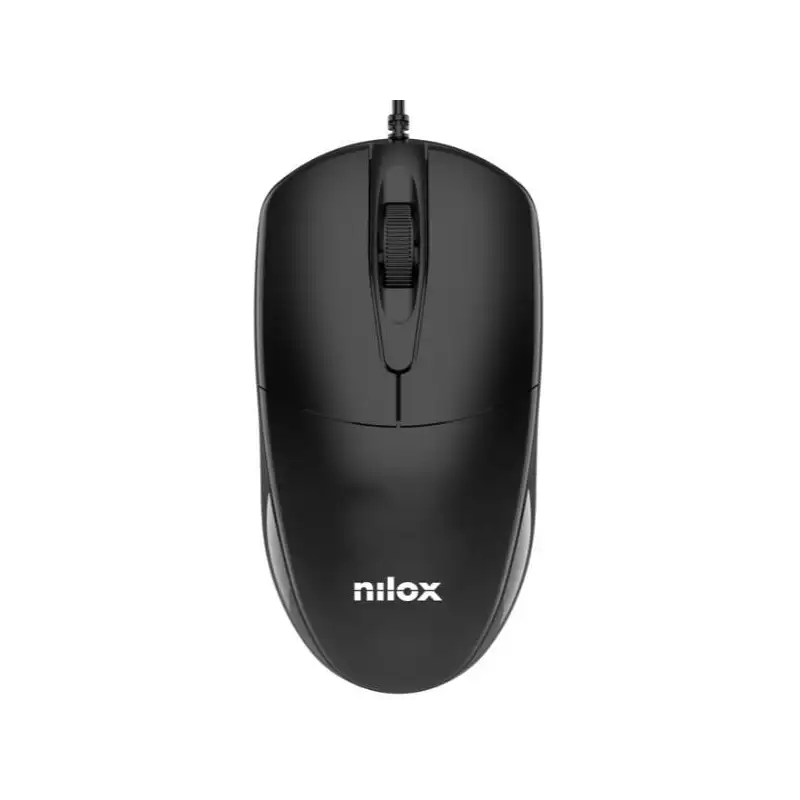 (MOUSB1012) NILOX RATÓN CABLE USB 1200DPI NEGRO