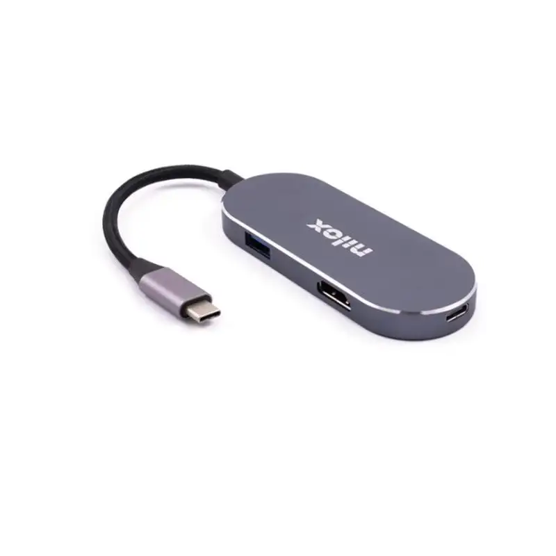 (NXDSUSBC01) NILOX DOCK STATION 3 PUERTOS USB 3.0 1