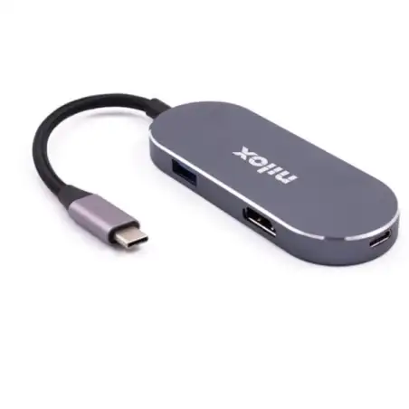 (NXDSUSBC01) NILOX DOCK STATION 3 PUERTOS USB 3.0 1