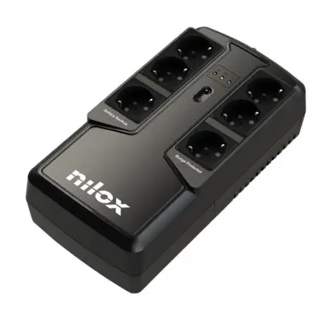 (NXGCLIO8501X5V2) NILOX UPS 850 VA SAI LINEA INTERACTIVA 1 TOMA 595 W