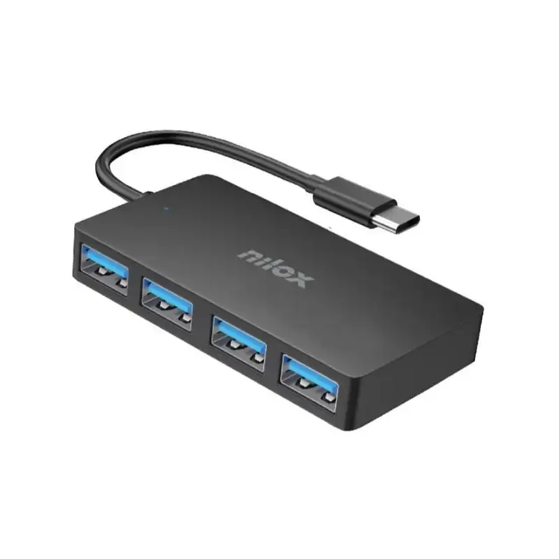 (NXHUBUSC04) NILOX HUB 4 PUERTOS USB-A 3.2 CABLE 15