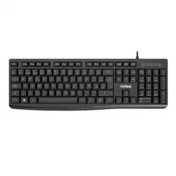 (NXKBE000013) NILOX TECLADO CABLE USB NEGRO ESPAÑOL