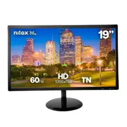 (NXM19FHD22) NILOX MONITOR DESKTOP 19" 5MS 60HZ 16:9 VGA/HDMI