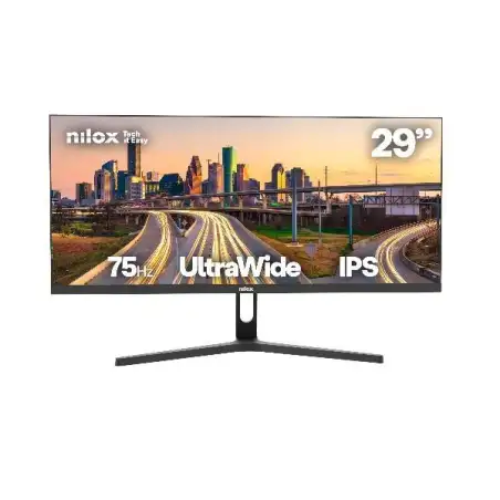 (NXM29UW01) NILOX MONITOR DESKTOP 29" 4MS  2560X1080 75HZ 21:9 DP/HDMI