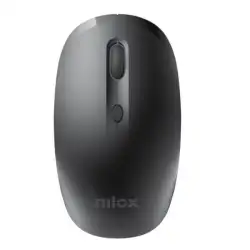 (NXMOWI4002) NILOX RATÓN INALÁMBRICO 3200PPP 4 BOTONES RECARGABLE NEGRO