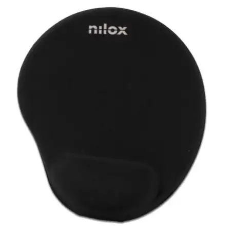 (NXMPE01) NILOX ALFOMBRILLA ERGONOMICA PARA RATON NEGRO