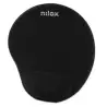 (NXMPE01) NILOX ALFOMBRILLA ERGONOMICA PARA RATON NEGRO