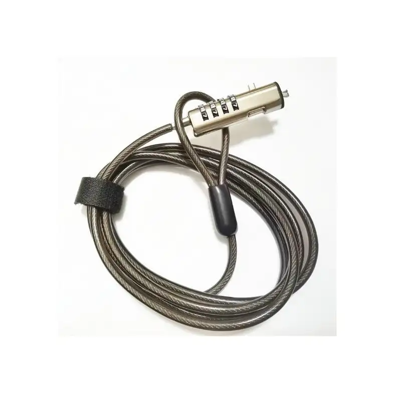 (NXSCN001) NILOX CABLE DE SEGURIDAD PARA PORTÁTIL CON COMBINACIÓN NANO COLOR NEGRO
