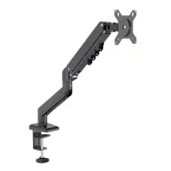 (NXSMA02B) NILOX SOPORTE DE MESA GIRATORIO E INCLINABLE 1 BRAZO ARTICULADO HASTA 32" NEGRO