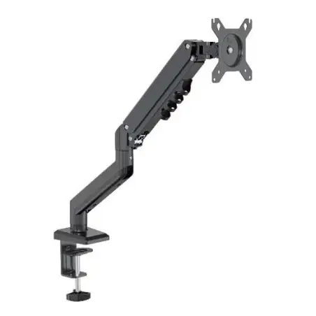 (NXSMA02B) NILOX SOPORTE DE MESA GIRATORIO E INCLINABLE 1 BRAZO ARTICULADO HASTA 32" NEGRO