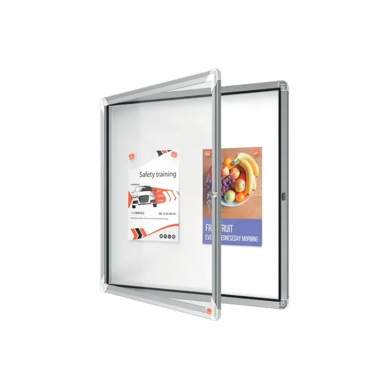 (1902579) NOBO VITRINA DE EXTERIOR MAGNÉTICA PREMIUM PLUS C/CERRADURA PARA 8 HOJAS A4 BLANCO