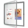 (1902579) NOBO VITRINA DE EXTERIOR MAGNÉTICA PREMIUM PLUS C/CERRADURA PARA 8 HOJAS A4 BLANCO