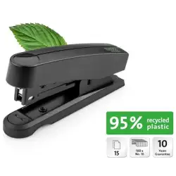 (020-1957) NOVUS GRAPADORA B10 PROFESIONAL RE+NEW INCLUYE 200 GRAPAS NO.10 NEGRO