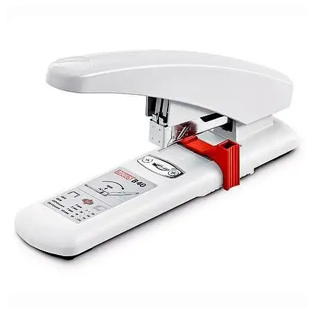 (023-0056) NOVUS GRAPADORA DE GRUESOS B40 ERGONÓMICA GRAN CAPACIDAD  GRIS CLARO 100 HOJAS