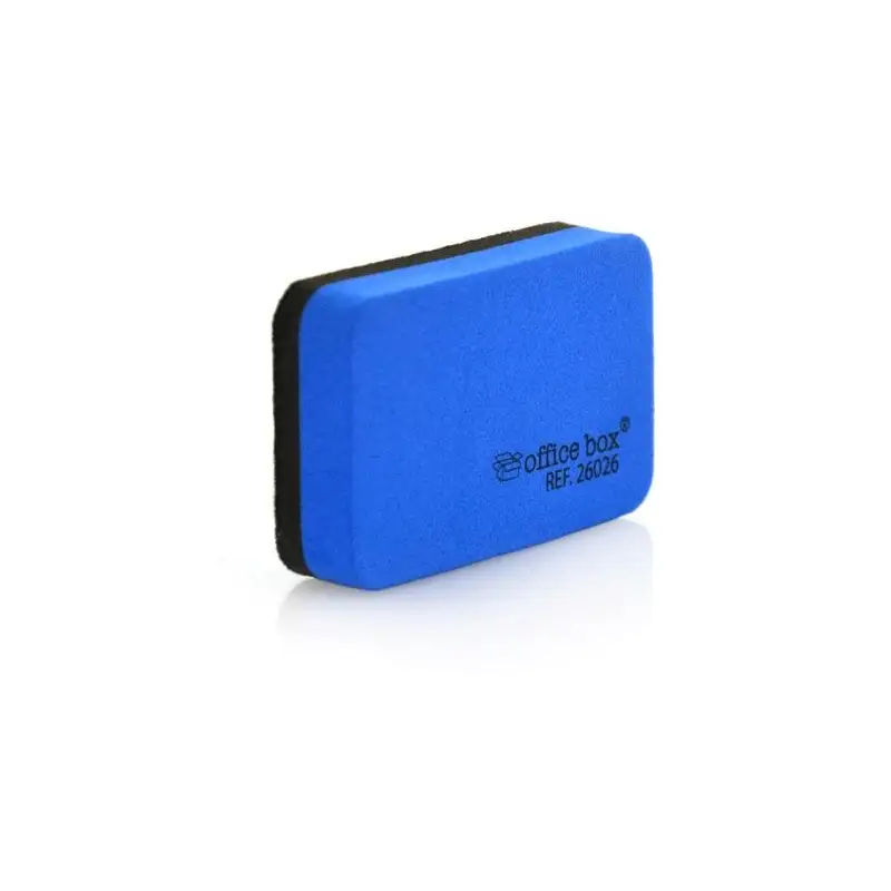 (26026) OFFICE BOX MINI BORRADOR  PIZARRA BLANCA 73X44X15MM AZUL