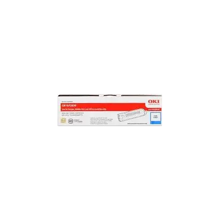 (44059107) OKI TONER CIAN C810/C830 (8.000 COPIAS)