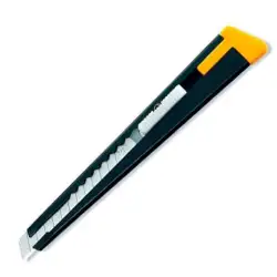 (180) OLFA CUTTER STANDARD 180 / CUCHILLA FRACTURABLE DE 9 MM / SISTEMA AVANCE CUCHILLA AUTOMATICO