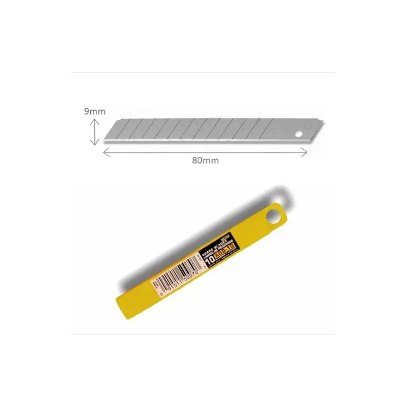 (ASB-10) OLFA REPUESTO CUTTER 9MM / CUCHILLA FRACTURABLE 10 CUCHILLAS