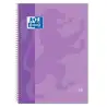 (100430201) OXFORD CUADERNO CLASSIC EUROPEANBOOK 1 WRITE&ERASE 80H A4+ 5X5MM MICROPERFORADO TAPA EXTRADURA MALVA