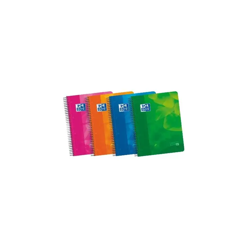 (100430261) OXFORD CUADERNO LAGOON EUROPEANBOOK 4 MICROPERFORADO 120H (50% GRATIS) A4+ 1 LÍNEA 4 SEP. T/PLÁSTICO PACK 5 UD C/...