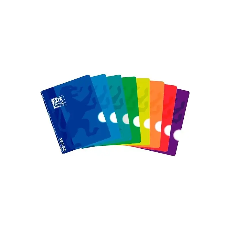(400061067) OXFORD LIBRETA GRAPADA OPENFLEX A4 80H LISO TAPA PLÁSTICO COLORES SURTIDOS