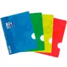 (400062603) OXFORD LIBRETA GRAPADA OPENFLEX 48H A5 LISO TAPA DE PLÁSTICO C/SURTIDOS