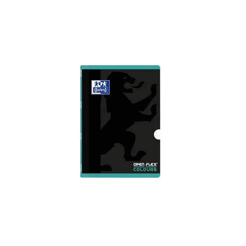 (400109593) OXFORD LIBRETA GRAPADA OPENFLEX COLOUR 48H A4 90GR 1 LÍNEA 2M TAPA DE PLÁSTICO PACK 10 UD ICE MINT