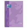 (400117273) OXFORD CUADERNO TOUCH EUROPEANBOOK 1 WRITE&ERASE 80H A4+ 5X5MM MICROPERFORADO T/EXTRADURA MALVA PASTEL