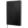(400154943) OXFORD CUADERNO COSIDO SIGNATURE 80H A5 1 LÍNEA CIERRE C/GOMA TAPA EXTRADURA NEGRO